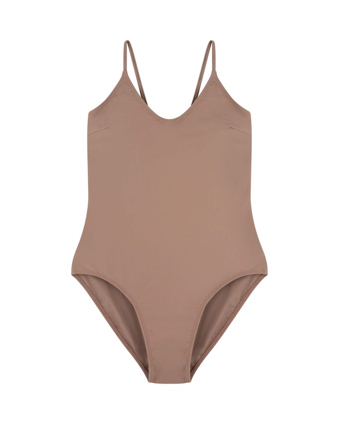 V-Neck Bathing Suit taupe from Matona