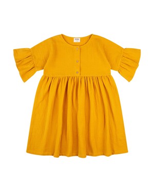 Volant Dress marigold from Matona