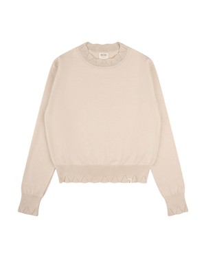 Flower Sweater sand from Matona