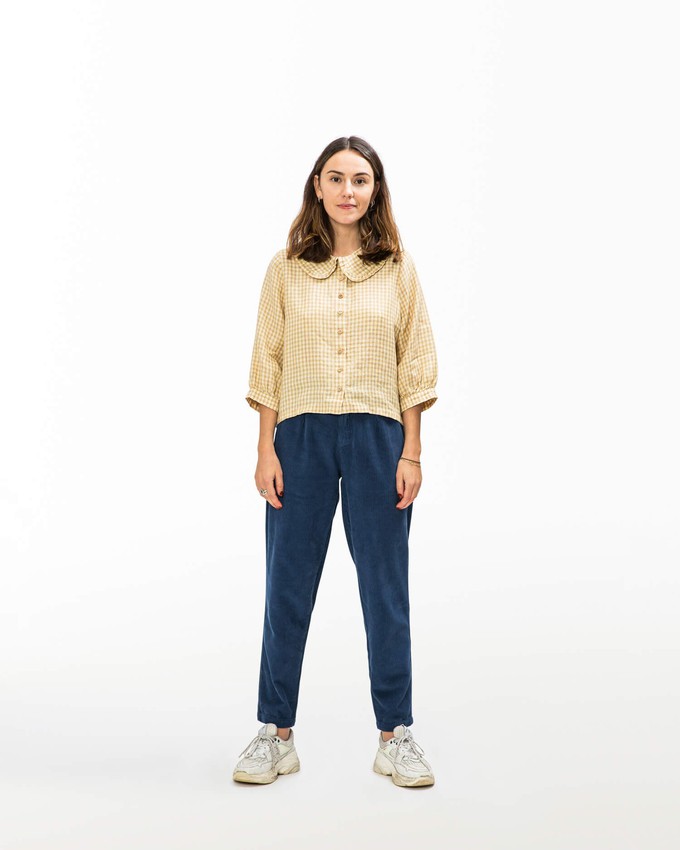 Everyday Blouse dijon check from Matona