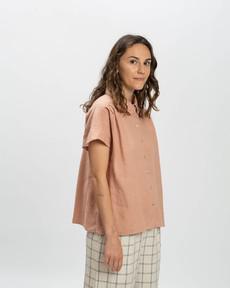 Linen Blouse rose via Matona