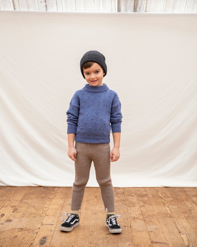 Juna Sweater Kids thunder blue from Matona