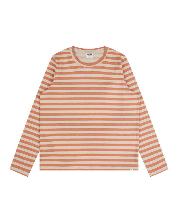 Round Neck Longsleeve oyster-caramel from Matona