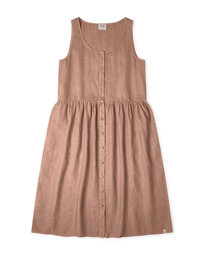 Gathered Dress rosewood from Matona