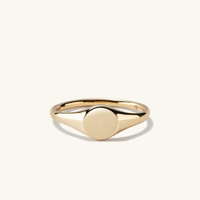 Signet Pinky Ring from Mejuri