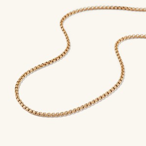 Round Box Chain Necklace from Mejuri