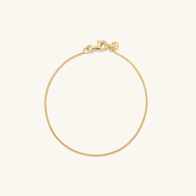 14K Gold Ball & Chain Link Bracelet – Baby Gold