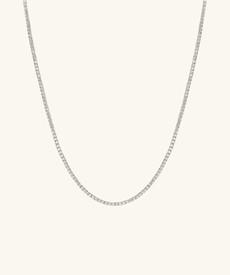 Lab Grown Diamond Tennis Necklace 2.5mm via Mejuri