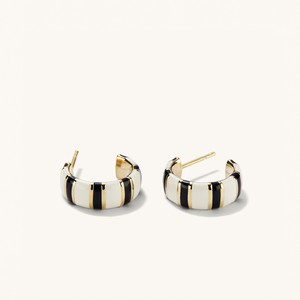 Coastal Striped Hoops from Mejuri