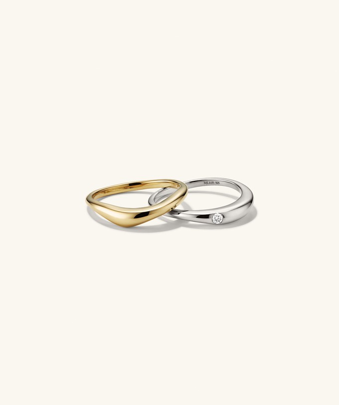 Organic DÃ´me Nesting Ring Set from Mejuri