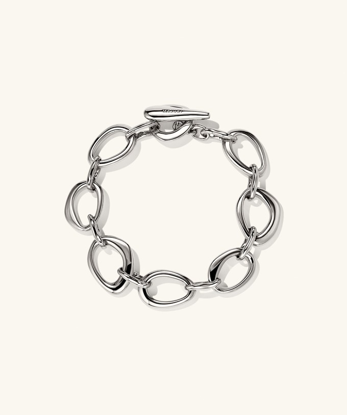 Organic DÃ´me Ripple Chain Bracelet from Mejuri