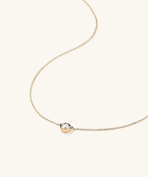 Bezel Lab Grown Diamond Necklace 0.5 ct from Mejuri