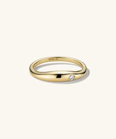 Organic DÃ´me Thin Nesting Ring via Mejuri