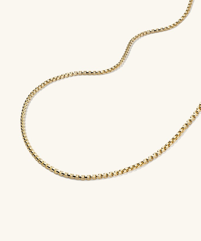 2.5mm Round Box Chain Necklace from Mejuri