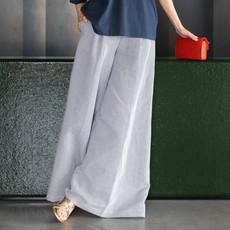 Clay pants Navy Stripes via Mon Col Anvers