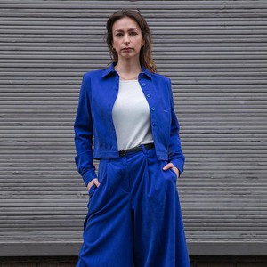 Kauri vest Royal blue from Mon Col Anvers