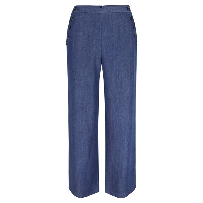 Nemo pants Medium blue jeans (lyocell) from Mon Col Anvers