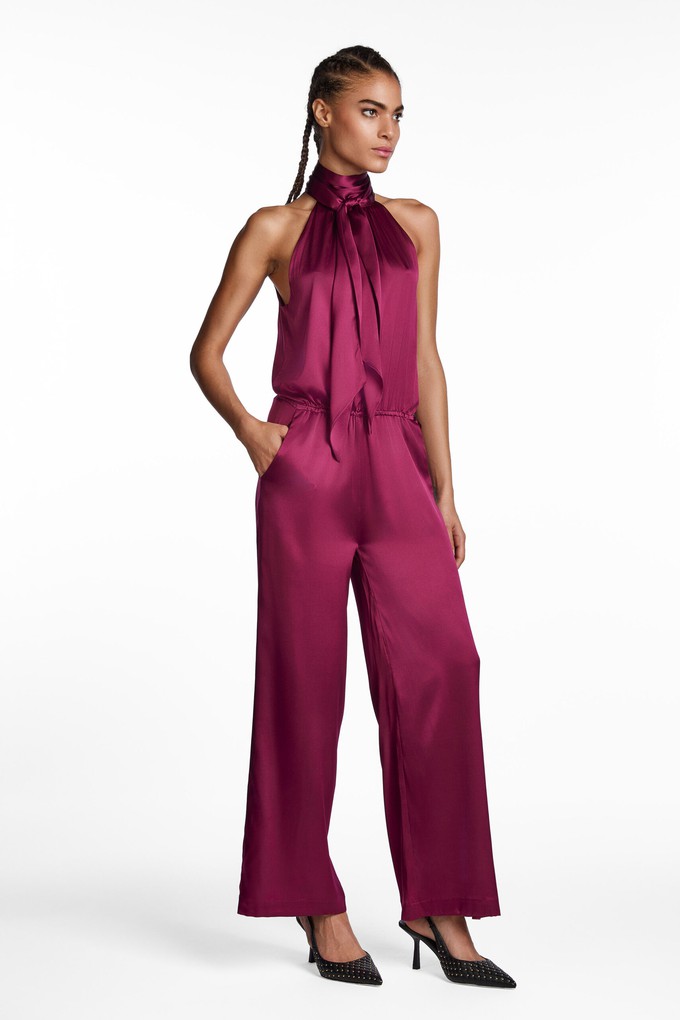 DARK MAGENTA JUMP SUIT from MONIQUE SINGH