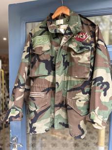 Upcycled French Military Camo Casual Jacket via MPIRA