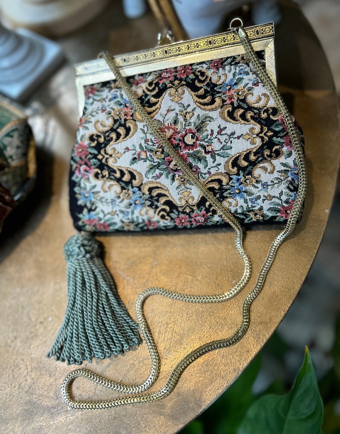 Vintage and Upcycled Tapestry bag from MPIRA