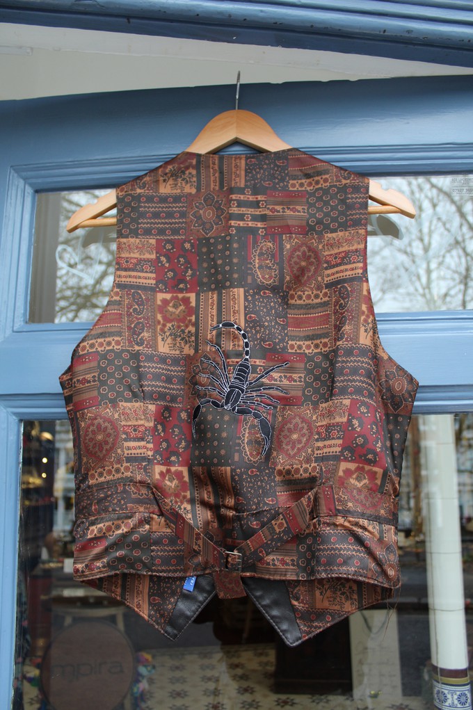 Upcycled Leather Waistcoat from MPIRA