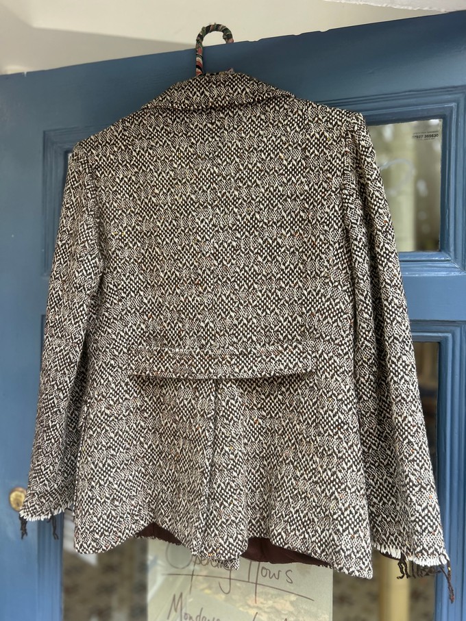 French Vintage Wool Upcycled Blazer Jacket from MPIRA