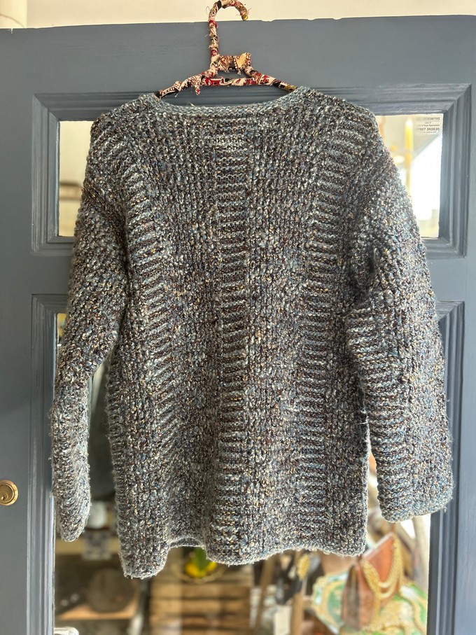 Handknitted Pure Wool Upcycled Cardigan Knitwear from MPIRA