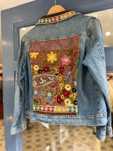 Upcycled Luxe Denim Jacket via MPIRA