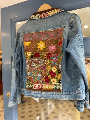 Upcycled Luxe Denim Jacket from MPIRA