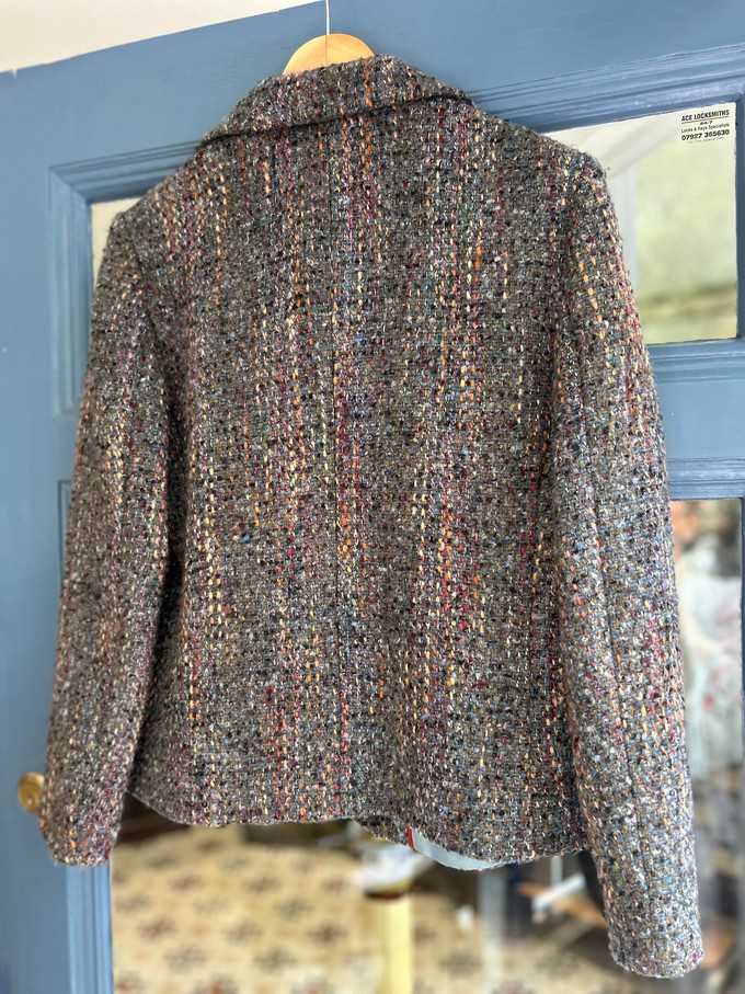 Upcycled Wool Tweed blazer Jacket from MPIRA