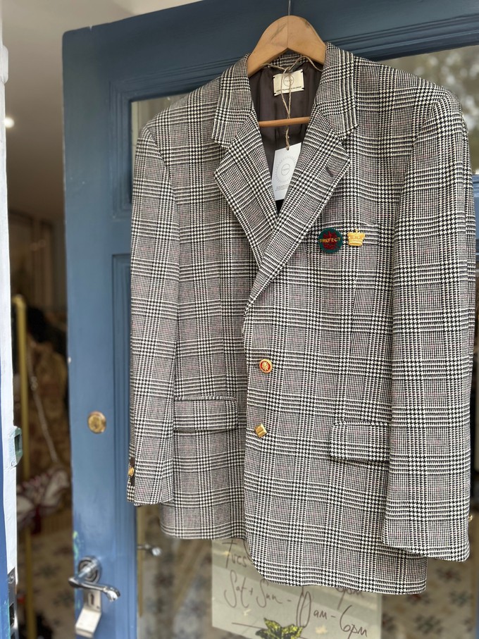 Upcycled Wool Tweed Blazer from MPIRA