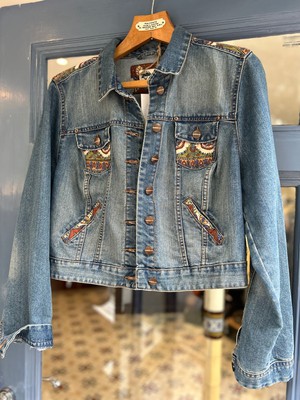 Upcycled denim jacket from MPIRA