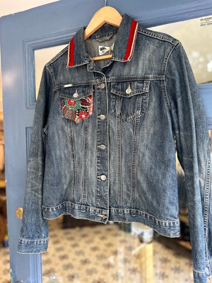 Upcycled Luxe Denim Jacket from MPIRA