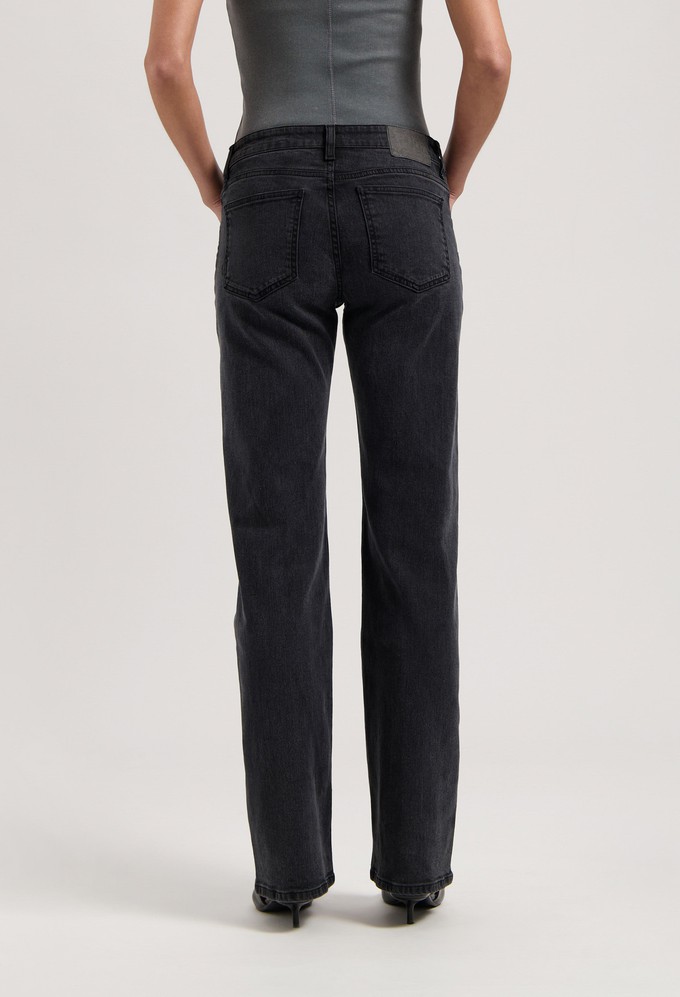 Carry Mid Straight - Black Vintage from Mud Jeans