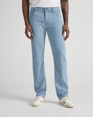 Bryce Mid Straight - Light Stone from Mud Jeans