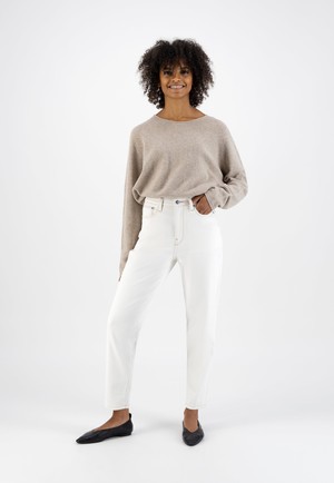 Mams Stretch Tapered - Off White from Mud Jeans