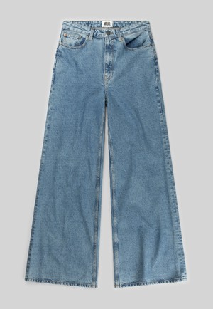 Sara High Loose - Stone Vintage from Mud Jeans