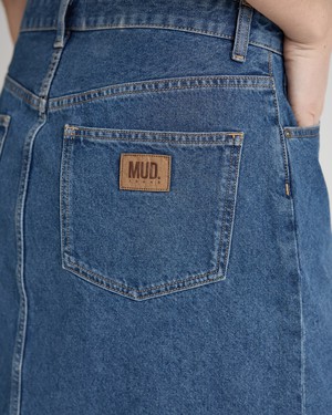 Audry Mini Skirt - Medium Stone from Mud Jeans