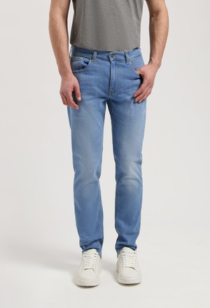 Daily Mid Tapered - Old Stone from Mud Jeans