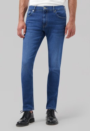 Daily Mid Tapered - Stone Indigo from Mud Jeans