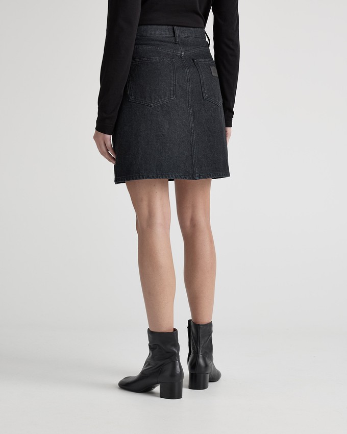 Audry Mini Skirt - BlackDip from Mud Jeans