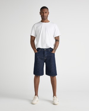 James Denim Short - Stone Indigo from Mud Jeans