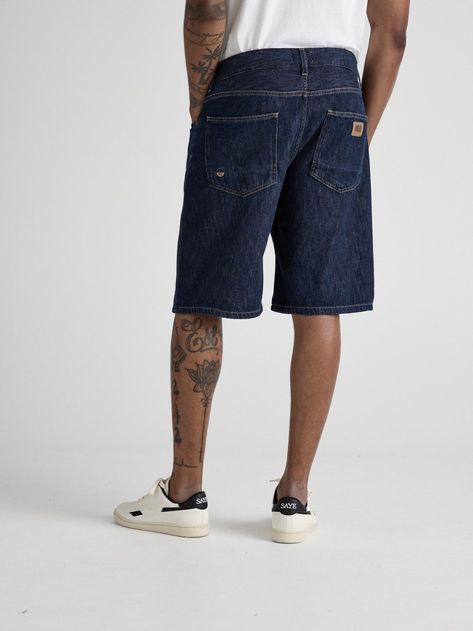 James Denim Short - Stone Indigo from Mud Jeans