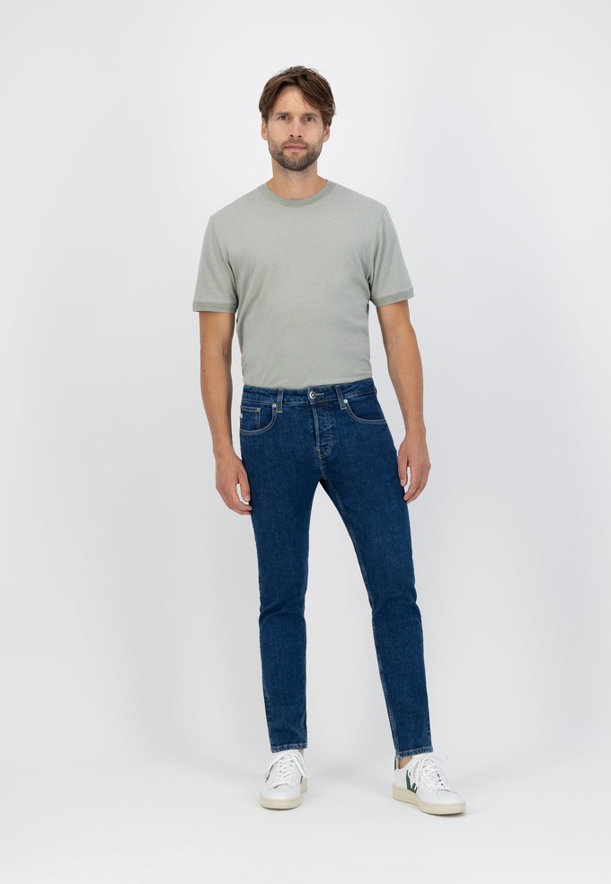 Rick Mid Slim - Stone Indigo from Mud Jeans