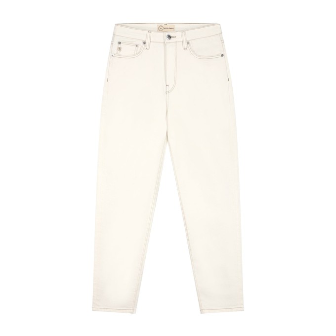 Mams Stretch Tapered - Off White from Mud Jeans