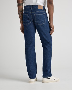 John Mid Straight - Stone Indigo from Mud Jeans