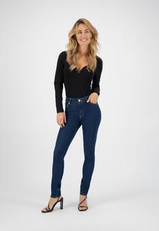 Skinny Hazen - Strong Blue via Mud Jeans