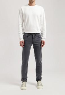 Dunn Low Tapered - 03 Grey via Mud Jeans