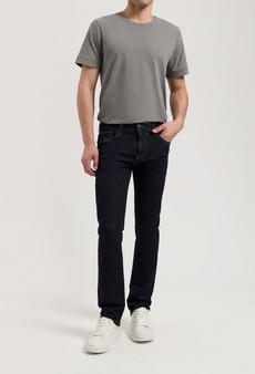 Bryce Mid Straight - Strong Blue via Mud Jeans