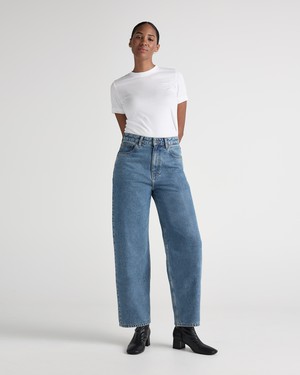 Brooke High Barrel - Stone Vintage from Mud Jeans